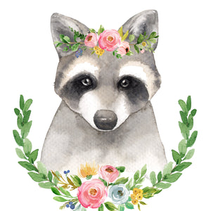 Meadowland Raccoon - Instant Download